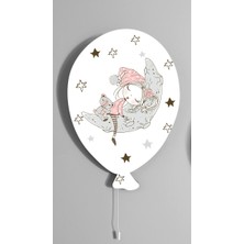 instababyrooms Ayda Uyuyan Kız Şeker Balon Aydınlatma