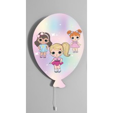 instababyrooms Sevimli Kızlar Şeker Balon Aydınlatma