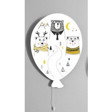 instababyrooms Üç Ayı Şeker Balon Aydınlatma