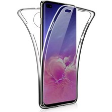 Huawei Mate 40 Pro Kılıf 360 Ön Arka Tam Kaplama Darbe Emici Silikon Enjoy