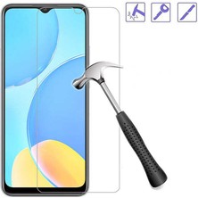 Fibaks Xiaomi Redmi 9t Ekran Koruyucu Kısa Temperli Sert Cam 9H Kırılmaz Cam Koruma Maxi