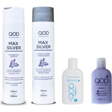 Qod Max Silver Profesyonel Brezilya Keratin Uygulama Kiti ( Kısa Saç ) + Sonrası Şampuan & Krem