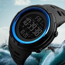 Skmeı 1251 50M Su Geçirmez Spor Watch Dijital Izle (Mavi) (Yurt Dışından)