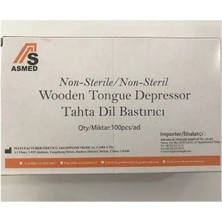 Asmed Abeslang Tahta Dil Basacağı Spatula 2000 Adet 150X18X2 mm