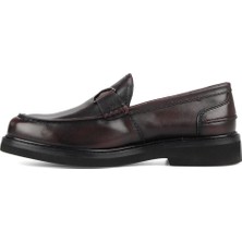 FootCourt Bordo Loafer Erkek Deri Ayakkabı