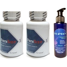 Penisize Xl Erkeklere Özel 60LI Big Thick Penis 2 Adt + Playboy Natural Personal Lubricant 125ML Lubricant Gel Kayganlaştırıcı Jel