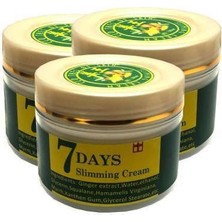 7days Slimming Cream Ginger Miracle 100ML Vücut Bakım Kremi Zencefil Mucizesi 3 Adet