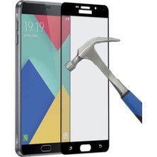 Dlrcase Samsung Galaxy A7 2016 Full Kapatan Renkli Cam Siyah