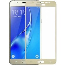 Dlrcase Samsung Galaxy J7 Core Full Kapatan Renkli Cam Gold