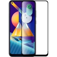 Dlrcase Samsung Galaxy M11 Full Kapatan Renkli Tam Koruma Siyah