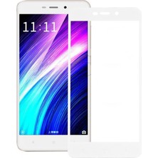 Dlrcase Xiaomi Redmi 4A Full Kapatan Renkli Cam Beyaz