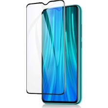 Dlrcase Xiaomi Redmi Note 8 Pro Full Kapatan Renkli Cam Tam Koruma Siyah