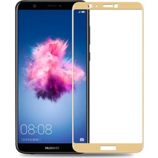 Dlrcase Huawei P Smart Full Kapatan Renkli Cam Gold