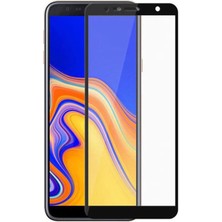 Dlrcase Samsung Galaxy J6 Plus Full Kapatan Renkli Cam Siyah