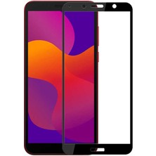 Dlrcase Huawei Y5P Full Kapatan Renkli Tam Koruma Siyah