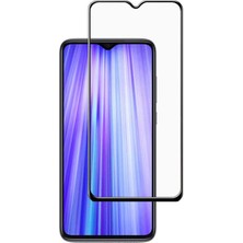 Dlrcase Xiaomi Redmi Note 8 Full Kapatan Renkli Cam Tam Koruma Siyah