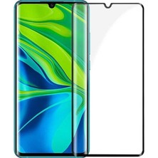 Dlrcase Xiaomi Mi Note 10 Lite Full Kapatan Renkli Cam Tam Koruma Siyah