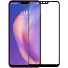 Dlrcase Xiaomi Mi 8 Full Kapatan Renkli Cam Tam Koruma Siyah