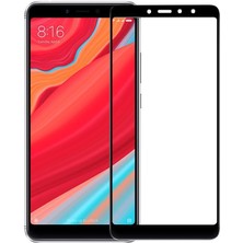 Dlrcase Xiaomi Redmi S2 Full Kapatan Renkli Cam Tam Koruma Siyah