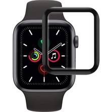 Dlrcase Apple Watch Se 44 mm Fiber Nano Ekran Koruma Siyah