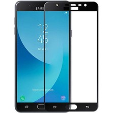 Dlrcase Samsung Galaxy J7 Pro Full Kapatan Fiber Nano Ekran Koruma Siyah