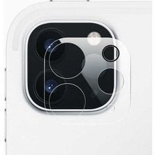 Dlrcase Apple iPad Pro 11 2020 12.9 Inç Kamera Lens Koruyucu Cam