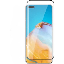Dlrcase Huawei P40 Pro Full Kapatan Pet Nano Ekran Koruma Siyah