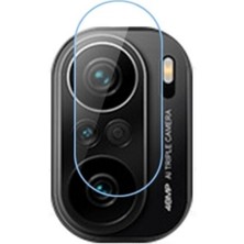 Dlrcase Xiaomi Poco F3 Kamera Lens Koruyucu Nano Şeffaf Renksiz