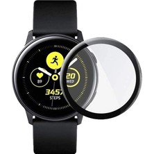 Dlrcase Samsung Galaxy Watch Active 2 44MM Fiber Nano Ekran Koruma Siyah