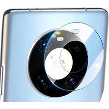 Dlrcase Huawei Mate 40 Pro Kamera Lens Koruyucu Cam Şeffaf