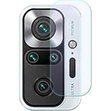 Dlrcase Xiaomi Redmi Note 10 Pro Kamera Lens Koruyucu Nano Renksiz