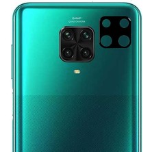 Dlrcase Xiaomi Redmi Note 9 Pro Kamera Lens Koruyucu Cam Siyah