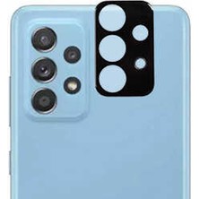 Dlrcase Samsung Galaxy A52 Kamera Lens Koruyucu Cam Siyah
