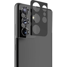 Dlrcase Samsung Galaxy S21 Ultra 5g Kamera Lens Koruyucu Cam Siyah