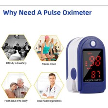 Pulse Parmak Tipi Oksimetre Kan Oksijen Nabız Ölçer Oximeter Pulse Oximetre