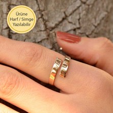 Engingold 14K Altın Sade Eklem Yüzük