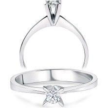 Engingold 0.19CT Tektaş Pırlanta YÜZÜK-14K