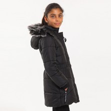 Slazenger CANDY Kız Çocuk Mont & Kaban Siyah