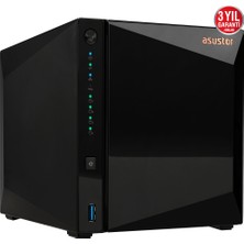 Asustor AS3304T Realtek RTD1296 4 Disk Yuvası Nas (4X18TB Desteği) 2GB DDR4 2.5 GBE x 1 USB 3.2 x 3 Depolama Ünitesi