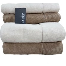 Sarev Soho Hamam Seti Beyaz - Kahve