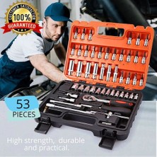 Stilmax Germany Cr-V Max 1/4 Cırcırlı 53 Parça Lokma Anahtar Takımı Bits Uç Seti  Tam Set