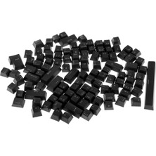 Elaccent F Fityle Mekanik Klavye Siyah Için 108-KEY Abs Saydam Keycaps Anahtarı (Yurt Dışından)
