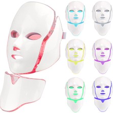 Ahel Multi Fonksiyonel Cilt Bakım LED Meske Colorful LED 7 Renk Boyunluklu LED Maske