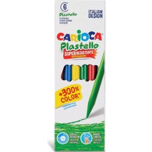 Carioca 42879 Elleri Kirletmeyen Yıkanabilir Pastel Boya Kalemi 6'lı