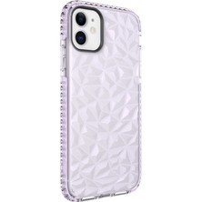 Case 4U Apple iPhone 11 Kılıf Desenli Darbe Emici Buzz Kapak Mor