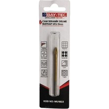 Bay-Tec MU1822 Cam Seramik Delme Matkap Ucu 6 mm