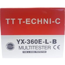 TT T-ECHNI-C YX-360E-L-B Analog Multimetre - Ölçü Aleti