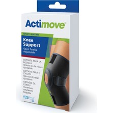 Actimove Diz Desteği Açık Patella Ayarlanabilir Standart Siyah