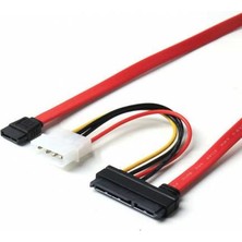 Platoon 1 Metre Sata Uzatma 22 Pin (7+15) 22PIN 4 Pin Molex + Sata 7pin