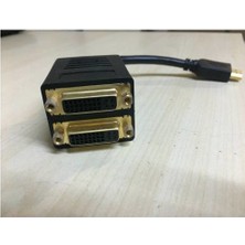 Platoon HDMI To 2x DVI - HDMI To DVI Splitter Pasif HDMI Erkek 2 DVI Dişi